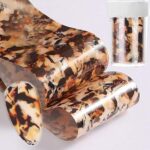 Marble foil nailart no9