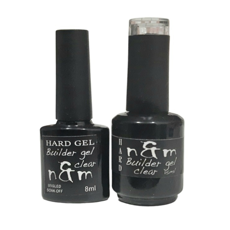 HARD BUILDER GEL με πινελάκι n&m BIAB Hard builder gel με πινελάκι - Image 1