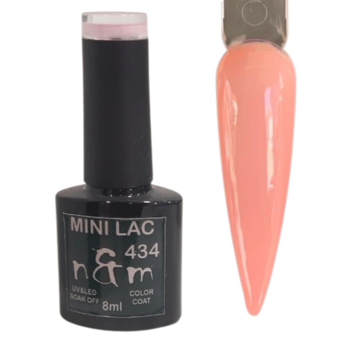 MINI LAC 434 n&m Ημιμόνιμο βερνίκι 8ml no434 - Image 1