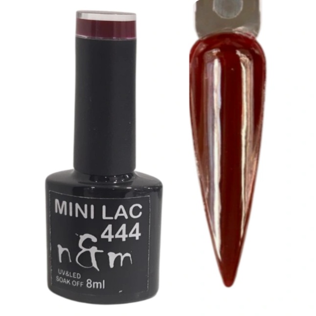 MINI LAC 444 n&m Ημιμόνιμο βερνίκι 8ml no444 - Image 1
