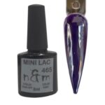 n&m Ημιμόνιμο βερνίκι 8ml no465 βαθύ μπλε