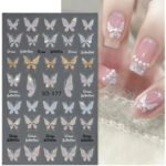 BUTTERFLY NAIL ART STICKERS no177