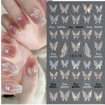 BUTTERFLY NAIL ART STICKERS no178