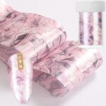 Marble foil nailart no5